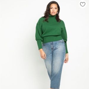 NWT ELOQUII Tall Cuff Turtleneck Puff Sleeve Sweater SIZE 18/20